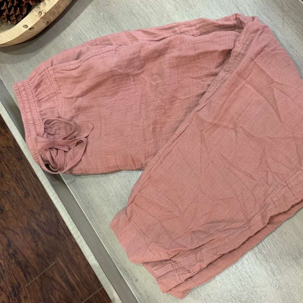 Pink Drawstring Pants